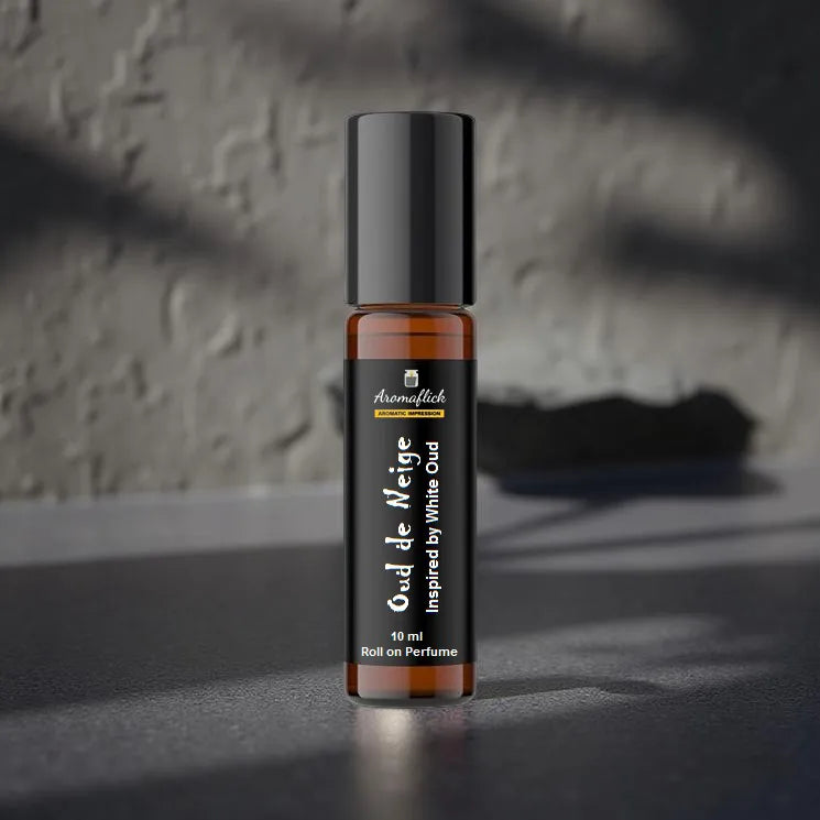 OUD DE NEIGE Roll-On Perfume Inspired by White Oud – Aromaflick