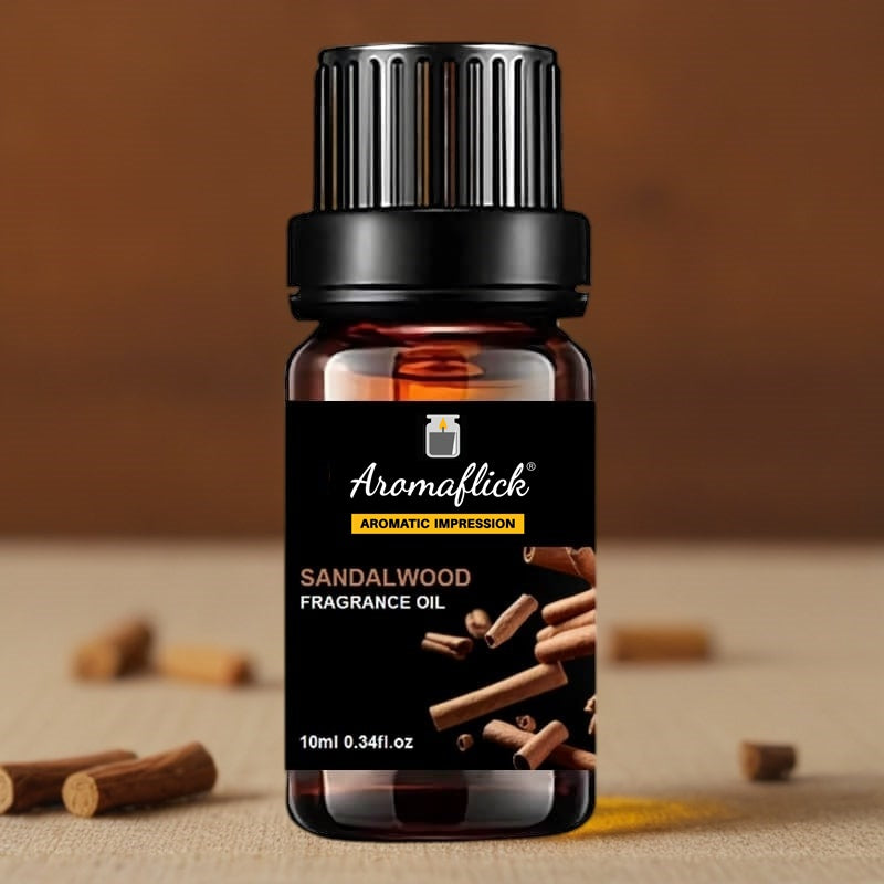 Sandalwood Fragrance Oil – Warm, Woody Scent for Candles, Soaps & Perfumes
