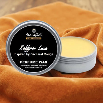 SAFFRON LUXE Perfume Wax - Inspired by Baccarat Rouge