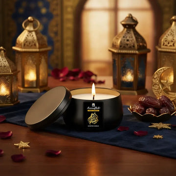 Black Tin Candle - Ramadan Edition