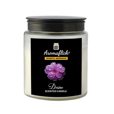 Desire Scented Candle in Glass Jar – Bold & Refined Fragrance