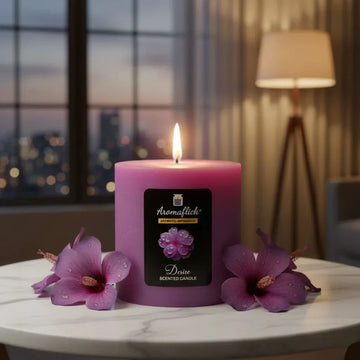 Desire Pillar Scented Candle – Bold & Sophisticated Aroma
